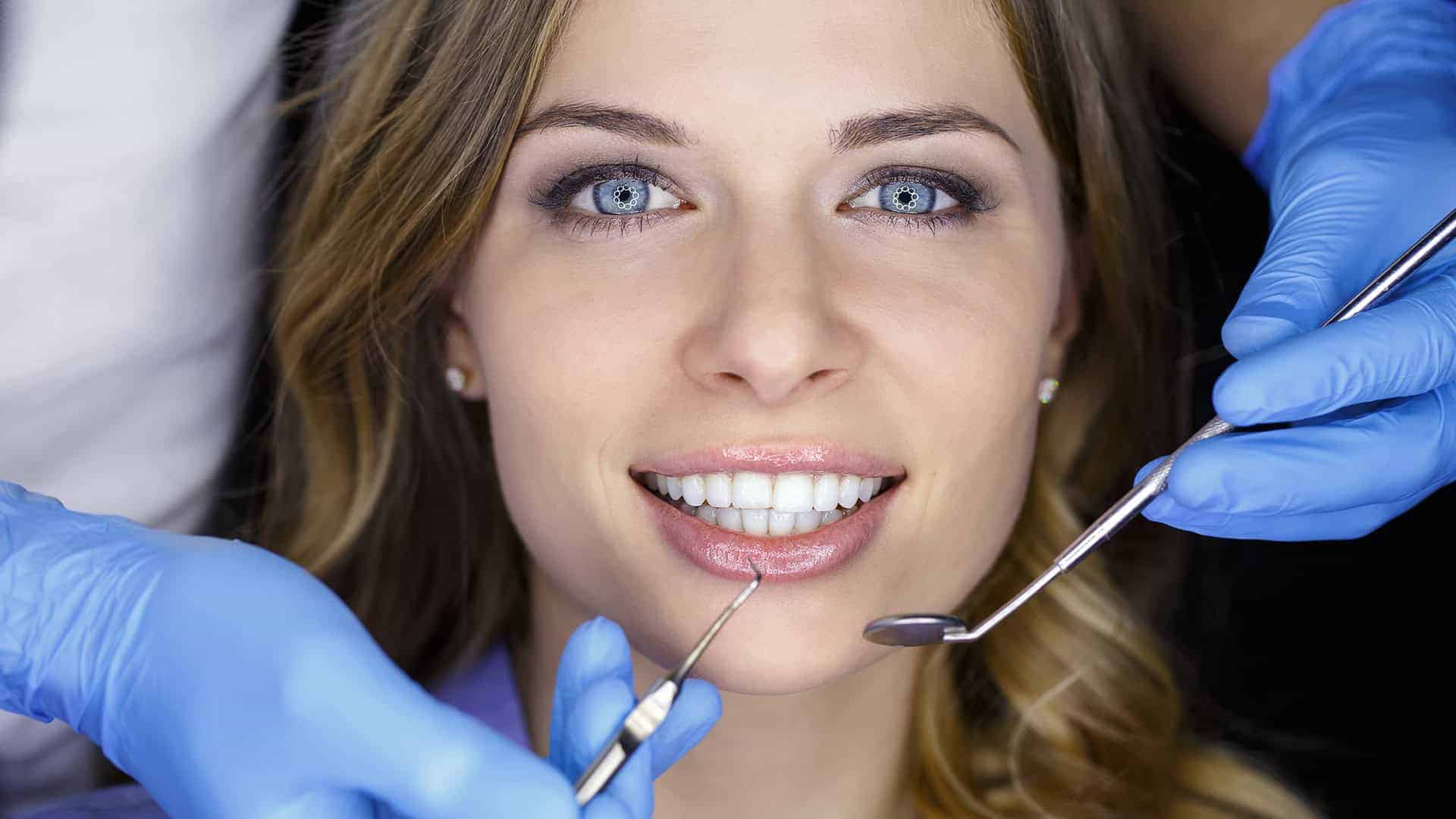 Woman With Veneers